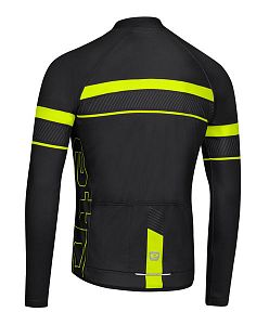 Pánský cyklistický dres Etape Comfort 2.0 černá/žlutá fluo