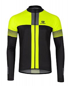 Pánský cyklistický dres Etape Comfort černá/žlutá fluo