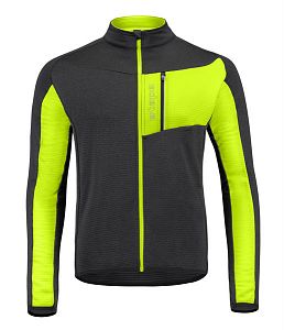 Pánský cyklistický dres Etape Core černá/žlutá fluo