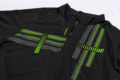 Pánský cyklistický dres Etape Freetime černá/zelená