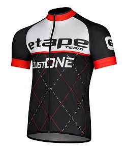 Pánský cyklistický dres Etape Team černá/červená