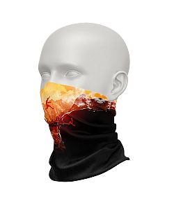 Pánský multifunkční šátek Suspect Animal ADVENTURE červená