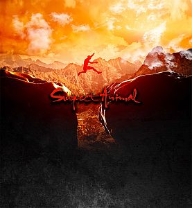 Pánský multifunkční šátek Suspect Animal ADVENTURE červená