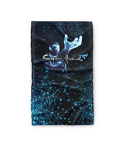 Pánský multifunkční šátek Suspect Animal ARCHITECT modrá