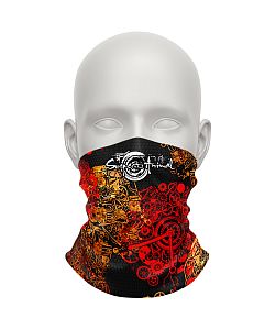 Pánský multifunkční šátek Suspect Animal BIKES červená