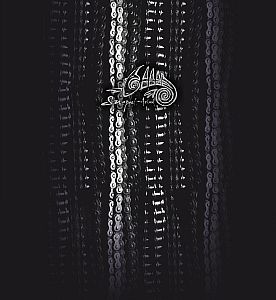 Pánský multifunkční šátek Suspect Animal CYCLE černá