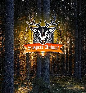 Pánský multifunkční šátek Suspect Animal HUNTER hnědá