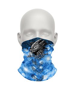 Pánský multifunkční šátek Suspect Animal IGGY modrá