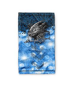 Pánský multifunkční šátek Suspect Animal IGGY modrá