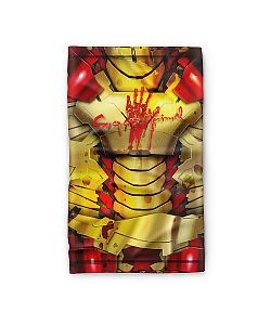 Pánský multifunkční šátek Suspect Animal IRON MAN žlutá
