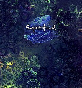 Pánský multifunkční šátek Suspect Animal MECHANIC modrá