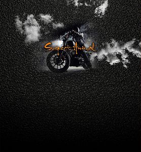 Pánský multifunkční šátek Suspect Animal RIDER MAN černá