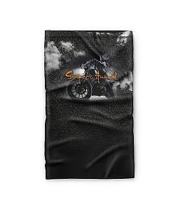 Pánský multifunkční šátek Suspect Animal RIDER MAN černá