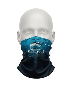 Pánský multifunkční šátek Suspect Animal SHARK modrá