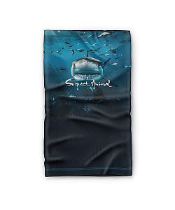 Pánský multifunkční šátek Suspect Animal SHARK modrá