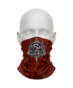 Pánský multifunkční šátek Suspect Animal SKULL hnědá