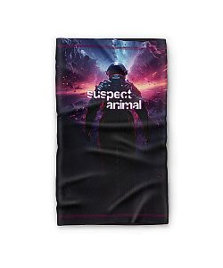 Pánský multifunkční šátek Suspect Animal SPACE MAN černá