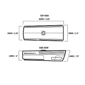 Přední světlo Blackburn Dayblazer 550 USB-C