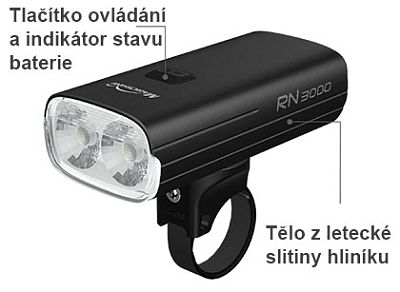 Přední světlo Magicshine RN 3000