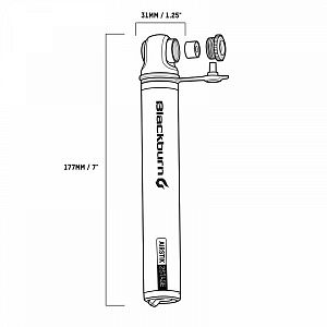 Pumpička Blackburn AirStik 2Stage Grey