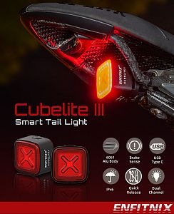 Zadní brzdové světlo Enfitnix Cubelite III