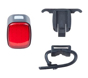 Zadní světlo PRO-T Plus 50 Lumen 24 COB chips LED diod nabíjecí přes USB Type C CUBE 100