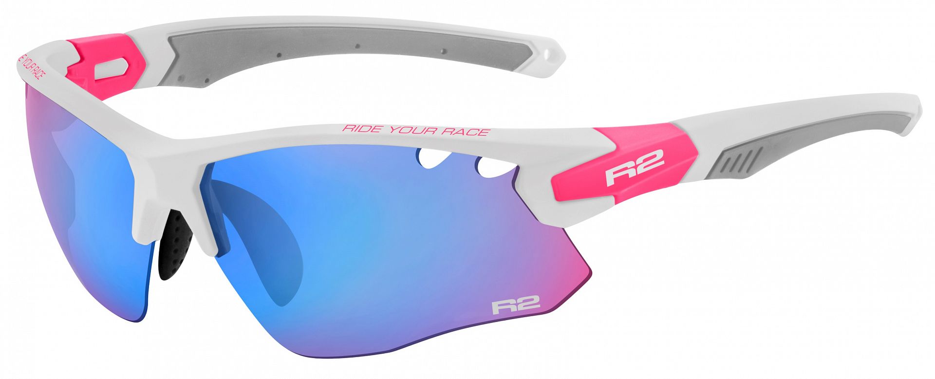 Sportovní brýle R2 CROWN bílá/růžová