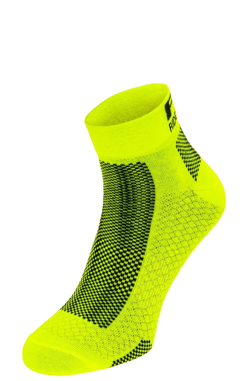 Pánské cyklistické ponožky R2 EASY neonově žlutá