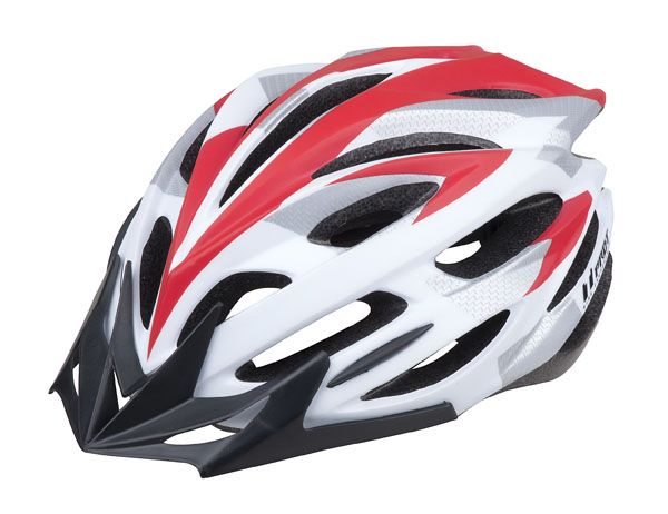 Cyklistická helma PRO-T Zamora červeno-bílá matná