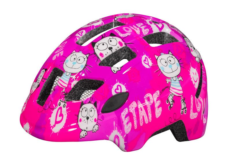 Dětská cyklistická helma Etape Kitty 2.0 růžová