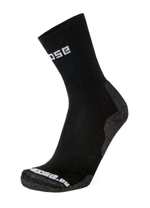Cyklistické ponožky MOOSE HURRICANE Merino černá