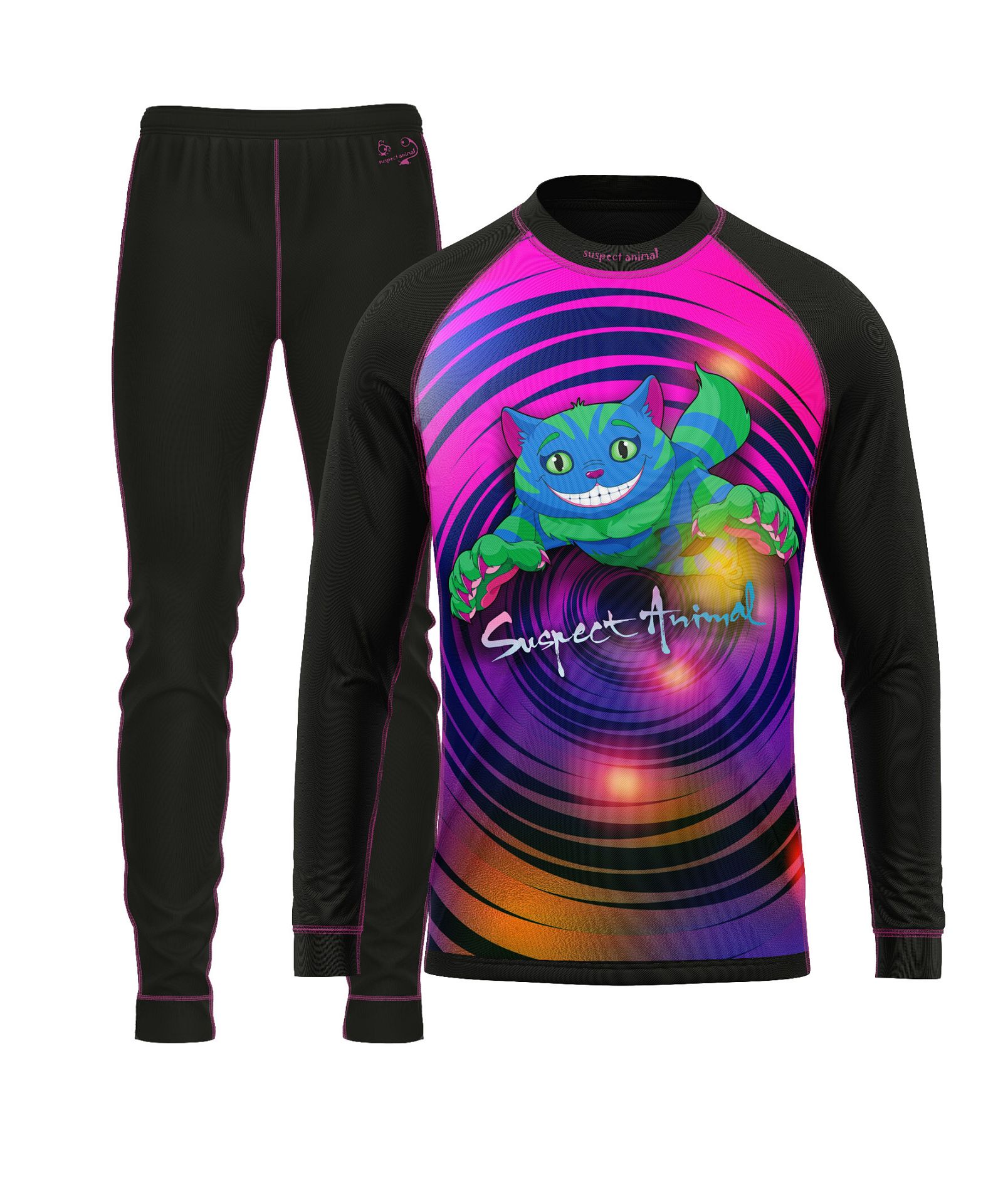 Dětský funkční set Suspect Animal ŠKLÍBA černá Bamboo Ultra