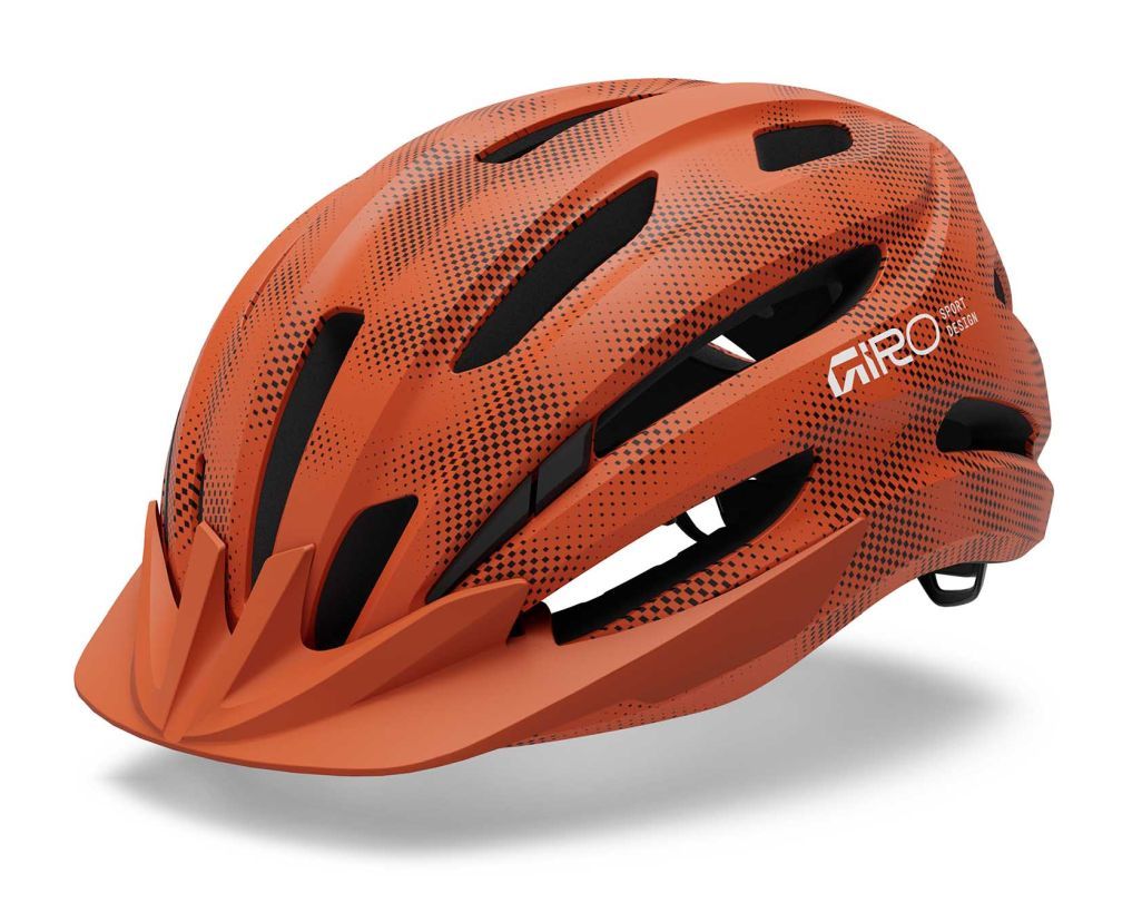 Dětská cyklistická helma GIRO Register II Youth Mat Motion Orange