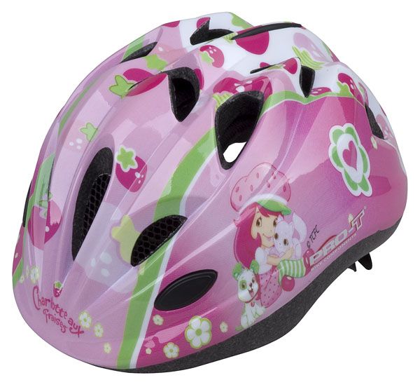 Dětská cyklistická helma PRO-T Plus Toledo In mold růžová jahůdka