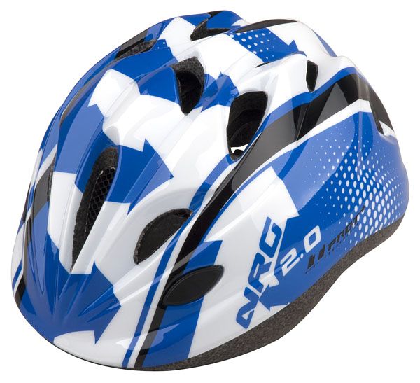 Dětská cyklistická helma PRO-T Plus Toledo In mold modro-bílo-černá NRG