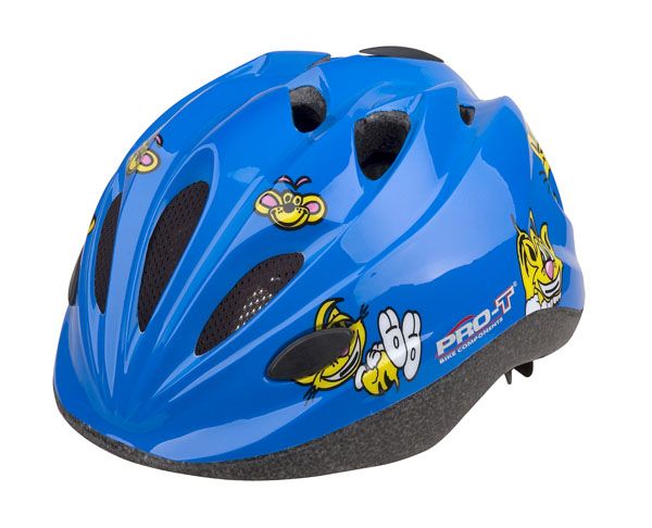 Dětská cyklistická helma PRO-T Vigo modrá tygr