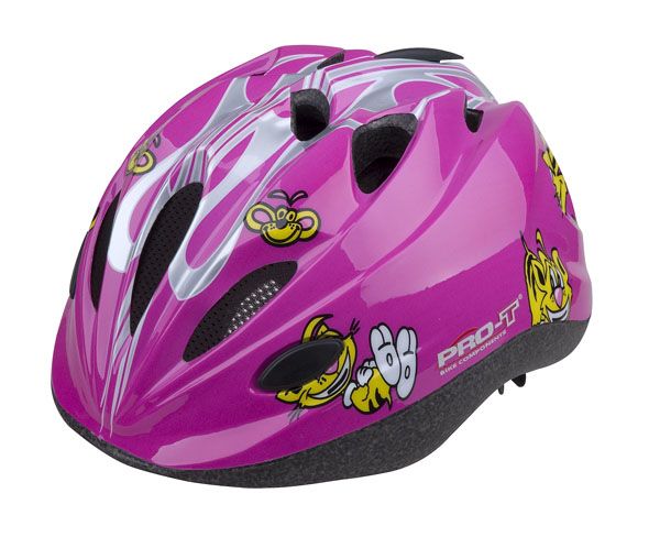Dětská cyklistická helma PRO-T Vigo růžová tygr