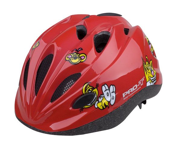 Dětská cyklistická helma PRO-T Vigo červená tygr