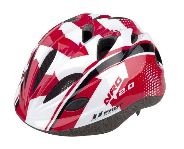 Dětská cyklistická helma PRO-T Vigo červeno-bílo-černá NRG