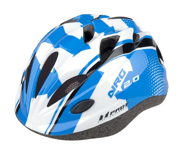 Dětská cyklistická helma PRO-T Vigo modro-bílo-černá NRG