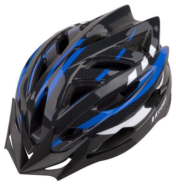 Cyklistická helma PRO-T Cordoba černo-modro-bílá
