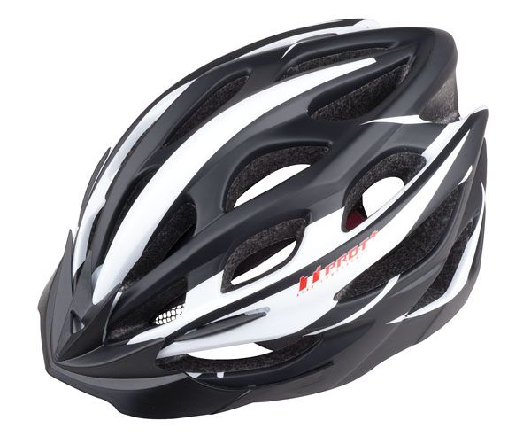 Cyklistická helma PRO-T Plus Alcazar In mold černo-bílá