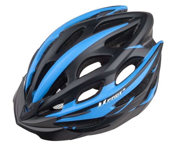 Cyklistická helma PRO-T Plus Alcazar In mold černo-modrá
