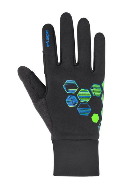 Dětské zimní rukavice Etape Puzzle WS černá/zelená