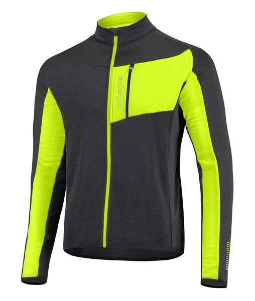Pánský cyklistický dres Etape Core černá/žlutá fluo