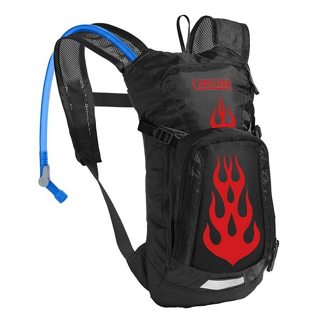 Dětský batoh CamelBak Mini MULE Lapis Black/Flames 3l