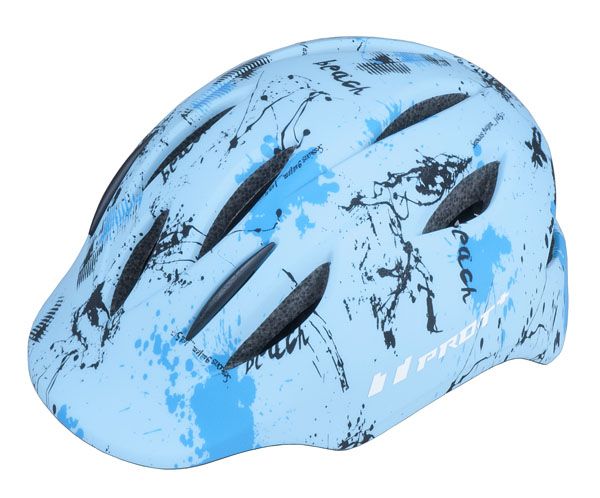 Dětská cyklistická helma PRO-T Plus Avila In mold světle modrá matná
