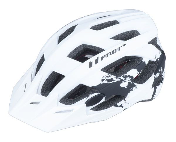 Cyklistická helma PRO-T Plus Soria In mold bílo-černá matná