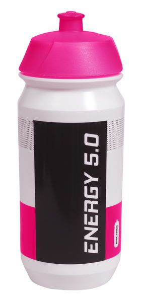 Láhev ONE ENERGY 5.0 0,5l bílá/růžová