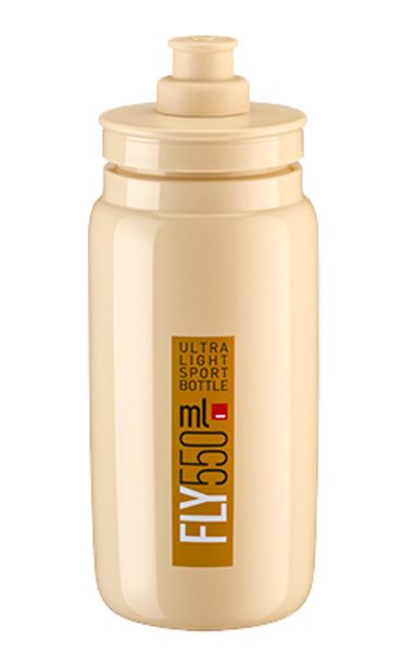 Láhev ELITE Fly 0,55l béžová, hnědé logo